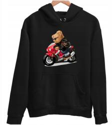JHK Vicces Medve Pulóver Motoron Motor Unisex