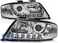  Xenon Fényszórók Angel Eyes Fekete Audi A6 06.01-05.04 (ttha6027505)