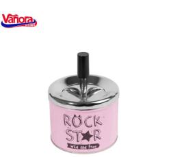 Heinner SCRUMIERA ANTI-VANT CU BUTON 9x11 CM Material Otel + Buton din plastic Dimensiuni 9x11 CM (VN-JN-SC911) Cos de gunoi