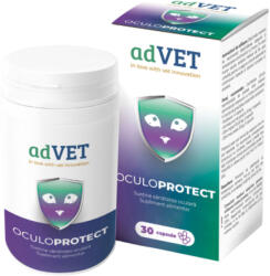  ADVET ADVET OculoProtect, supliment oftalmic câini, capsule ADVET OculoProtect, XS-XL, supliment oftalmic câini și pisici, flacon, 30 capsule