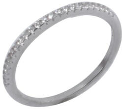 Flippy Inel Argint 925 cu Minizirconii Albe, M51 (TEO-06748)