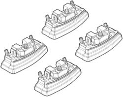 Nordrive Kit montaj bare portbagaj C221 pentru Mercedes Clasa A 5 usi, fixpoint (N21221)