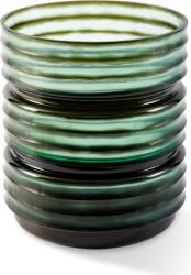 Polspotten Vază de sticlă Layer 28 cm, verde (140-205-487)