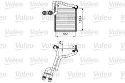VALEO 811536 Schimbator caldura incalzire habitaclu