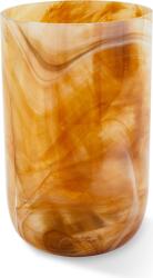 Polspotten Vază de sticlă Marbled 30 cm, chihlimbar (140-205-493)
