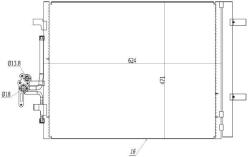 MTR Condensator, climatizare MTR 13054544 (13054544) - fixbox