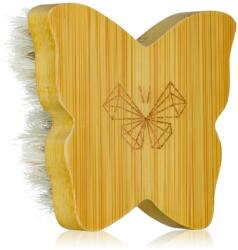 CRYSTALLOVE Bamboo Butterfly Agave Face Brush Travel Size четка за масаж за лице и деколте