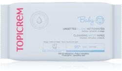 Topicrem BABY Cleansing Water Wipes nedves törlőkendő gyerek 60 db