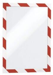 Durable DURAFRAME SECURITY információs keretek, A4, piros/fehér