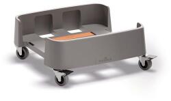 DURABLE DURABIN ECO görgős alváz hulladékgyűjtő edényhez, 90 l, négyzet alakú