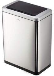 DURABLE NO TOUCH DUO mozgásérzékelős szemétgyűjtő edény, 2 x 20 l, ezüst színű