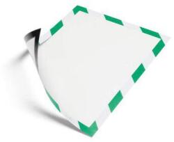 Durable DURAFRAME MAGNETIC SECURITY információs keretek, A4, zöld/fehér