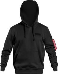 Alpha Industries férfi kapucnis pulóver, 2283384, poliészter/pamut, S INTL, fekete (2283384)