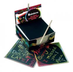 Melissa & Doug imagini curățabile curcubeu 125 bucăți (6073506)