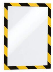 Durable DURAFRAME SECURITY információs keretek, A4, sárga/fekete