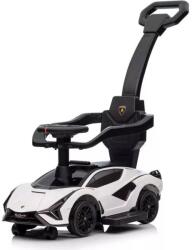  Lamborghini QLS-996T Ride-on tolókocsival, fehér (5905323218147)