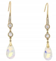 Xuping Függő fülbevaló aranyozott Swarovski Ab Crystal Acél 316 L (90049)