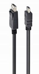 Gembird kábel CC-DP-HDMI-3M DisplayPort M Hdmi M -; 3m; fekete szín) (cc-dp-hdmi-3)