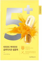 Numbuzin No. 5+ Glutathione Vitamin Concentrated Mask - Brightening Sheet Mask 1pc/27ml Masca de fata