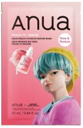 Anua K-Pop Demon Hunters Peach 70 Niacin Serum Face Mask - Mască Tip Șervețel pentru Strălucire 1buc. /25ml Masca de fata
