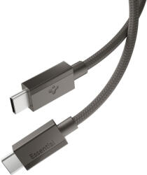 Spigen Essential USB-C - USB-C Kábel - 1.5m 60W - Sötétszürke (EB6015CC)