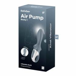Satisfyer Vibrator anal gonflabil Satisfyer Air Pump Booty 1, 12 vibrații, silicon medical, USB (73-4038636)