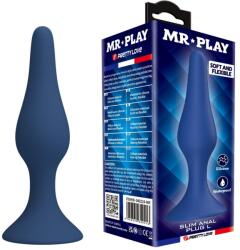 Mr. Play Plug anal subțire MR. Play Slim, silicon, bază ergonomică, impermeabil, mărimea L (BI-040224-MR)