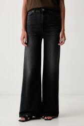 Twinset egyenes női farmer - fekete 28