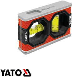 TOYA YT-30351 mini vízmérték, mágneses, 2 libella - 83 mm (YT-30351)