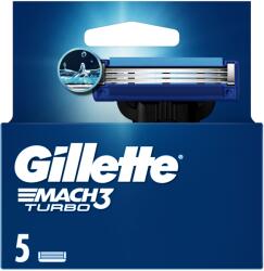 Gillette Mach3 Turbo cserélhető pengék borotvához 5 db (246016)