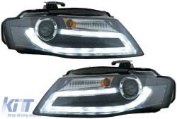 KITT Lightning LED hátsó lámpa Audi A4 B8 8K Sedan 2007-2010 piros/átlátszó (RA14SLRC)