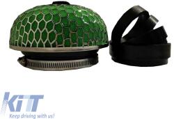  Univerzális gomba sportlégszűrő F100, 4 adapterrel F60/70/76/90mm, zöld (CGRPAR6034867)