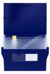 Optima Mapa cu burduf A4, 13 compartimente, separatoare color, inchidere cu elastic, Optima (OP-51600130X)