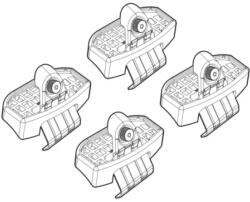 Nordrive Kit montaj bare plafon C209 pentru Nissan Micra 2017-2023 standard (N21209)