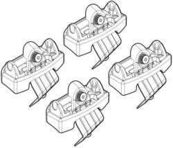 Nordrive Kit montaj bare plafon C105 pentru Lancia Ypsilon 2011-2024 (N21105)