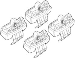 Nordrive Kit montaj bare plafon Audi A4 2015-2024 Alumia Quadra Silenzio C183 (N21183)