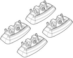Nordrive Kit montaj bare transversale C136 pentru Opel Meriva 2010-2017 (N21136)