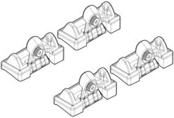 Nordrive Kit montaj bare portbagaj C004 pentru Renault Clio II si Laguna II (N21004)