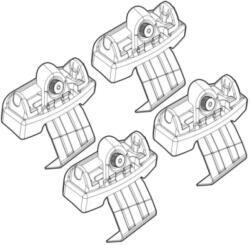 Nordrive Kit montaj bare plafon C121 pentru Audi A1 si A1 Sportback (N21121)