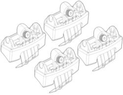 Nordrive Kit montaj bare plafon C245 pentru Audi A3 Sportback si Q4 Sportback E-Tron (N21245)