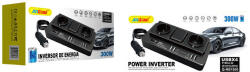 Andowl Qnb1600 Invertor Auto 300W Pentru Conversie 12V CC În 220V AC Cu 6xUSB Q-NB1600 (Q-NB1600)
