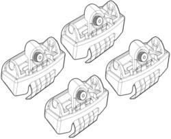 Nordrive Kit montaj bare plafon Ford Fiesta 3/5 usi C141 pentru Alumia Quadra (N21141)