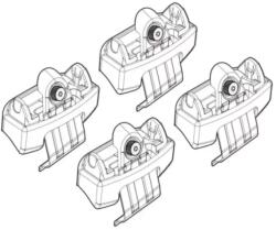 Nordrive Kit montaj bare transversale Ford Puma C244 pentru plafon standard (N21244)