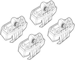 Nordrive Kit montaj bare plafon C167 pentru Kia Picanto 5 usi, Alumia Quadra/Silenzio (N21167)