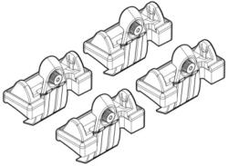 Nordrive Kit montaj bare transversale Volvo S40 2004-2012 Alumia Quadra Silenzio (N21038)