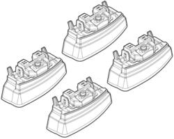 Nordrive Kit montaj bare plafon C158 pentru Mercedes Classe C si E, fixpoint (N21158)