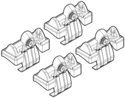 Nordrive Kit montaj bare transversale Toyota Corolla 2002-2007 C008 Nordrive (N21008)