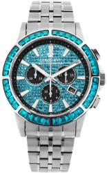 LOUIS XVI Ceas Louis XVI Louis XVI XLXVI1135 Mens Watch Majesté Iced Out Baguette Chronograph 43mm 5ATM (XLXVI1135) Ceas