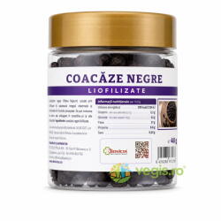 Deco Italia Coacaze Negre Liofilizate fara Zahar Adaugat 40g