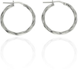 Fine Silver AG125276 - Ezüst karika fülbevaló pár (AG125276)